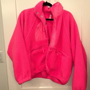 Free People Hit the slopes jacket hot pink